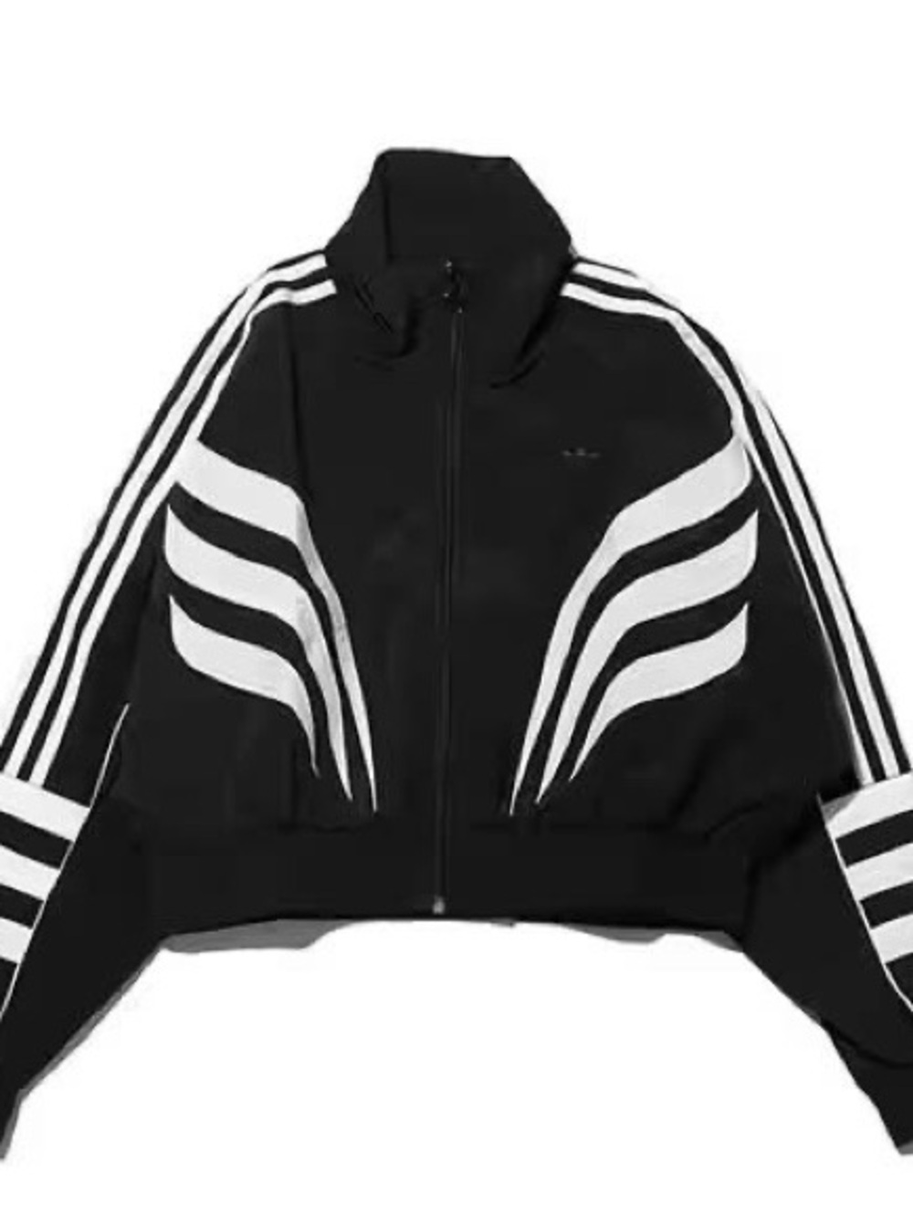Adidas vintage retro y2k funky graphic 90s oversized sweater sweatshirt M - Picture 7 of 10